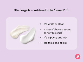 Creamy white discharge What causes it and should you worry